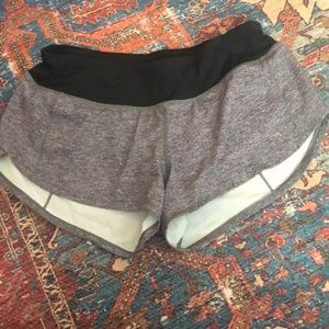 Lululemon Speed Up Short in Heather Gray